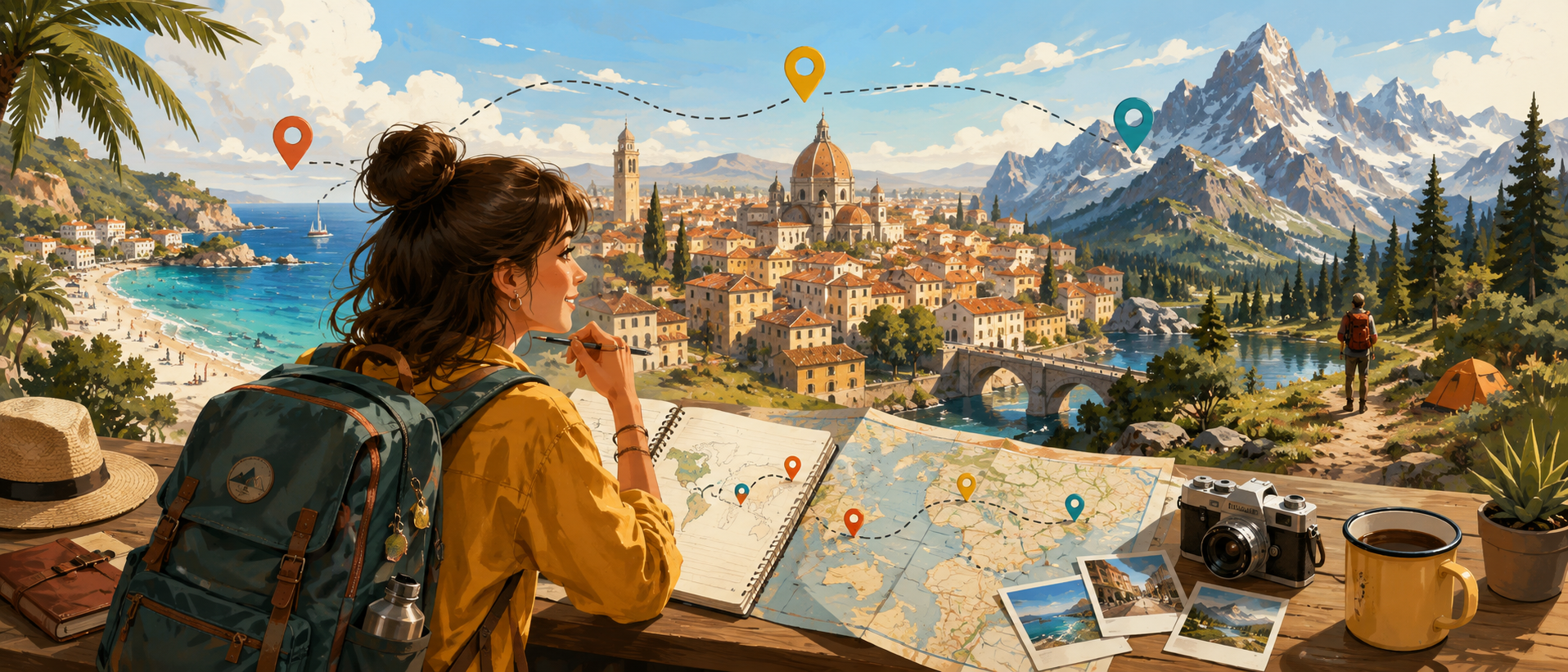 Où partir avec un budget étudiant — comparatif destinations