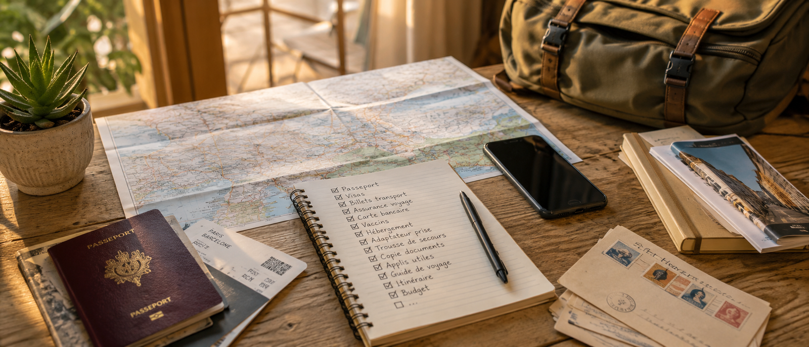 Check list anticipation : guide du voyage etduaint