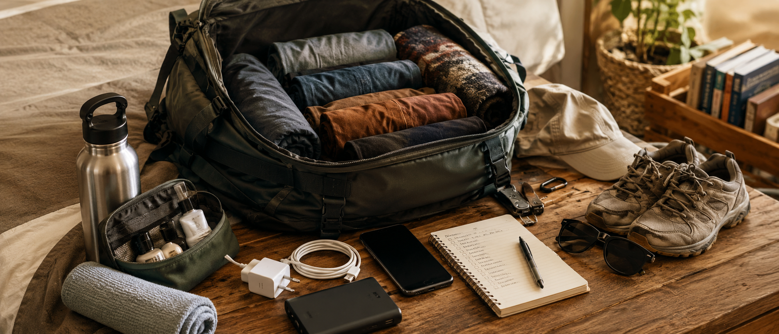 Check list materiel : guide du voyage étudiant