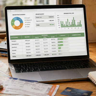 Tableur budget : guide du voyage étudiant